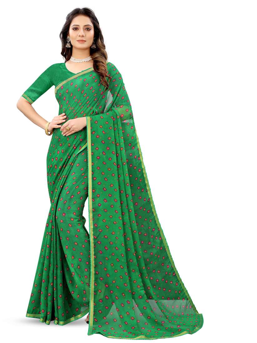 Buy KALINI Zari Pure Chiffon Jamdani Saree Sarees for Women 29590608 Myntra