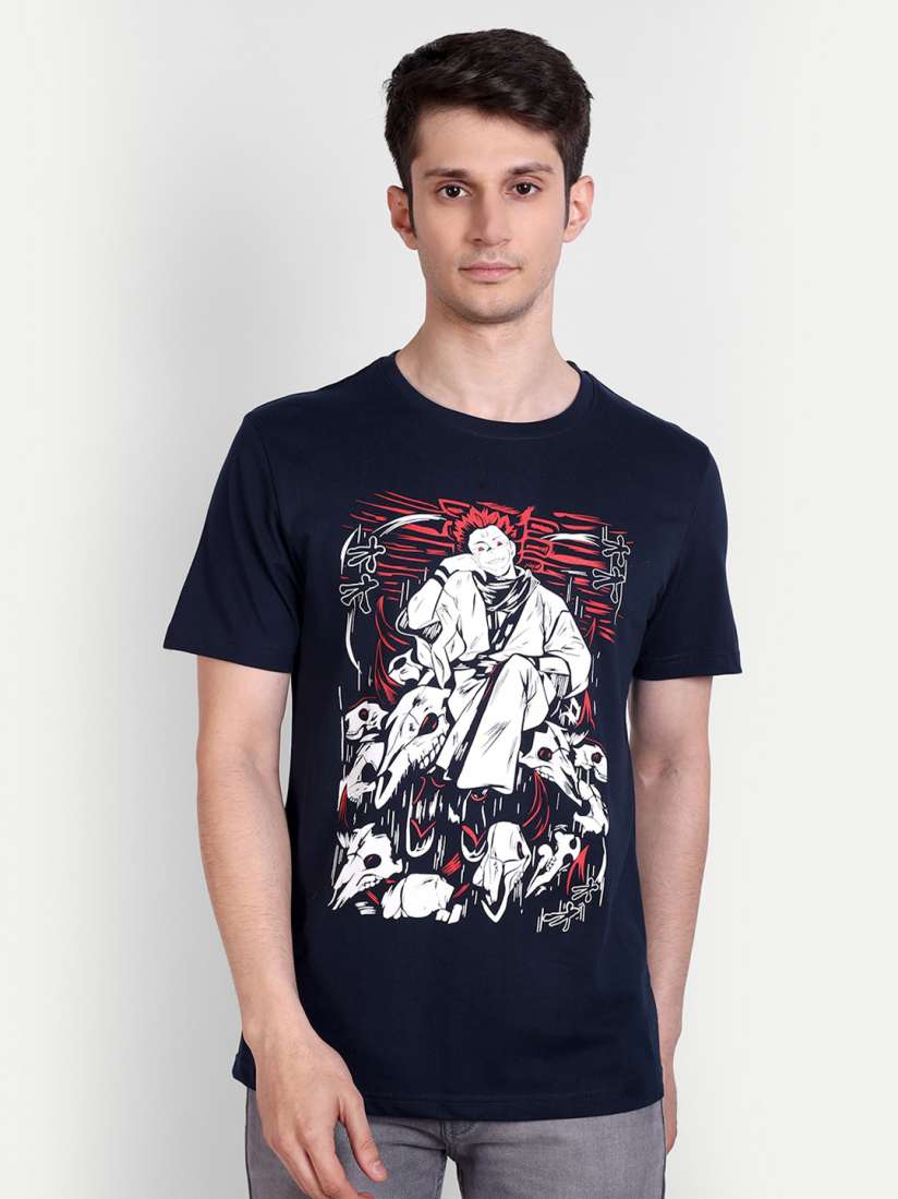 Buy Fans Army Graphic Printed Round Neck Short Sleeves Regular Fit Pure Cotton T shirt Tshirts for Men 29591076 Myntra
