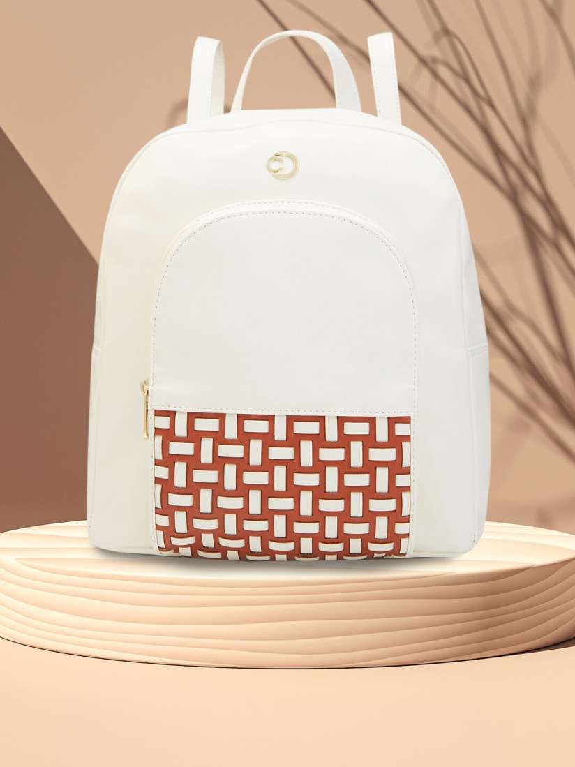 Buy Caprese Textured Ergonomic Backpack Backpacks for Women 29595226 Myntra