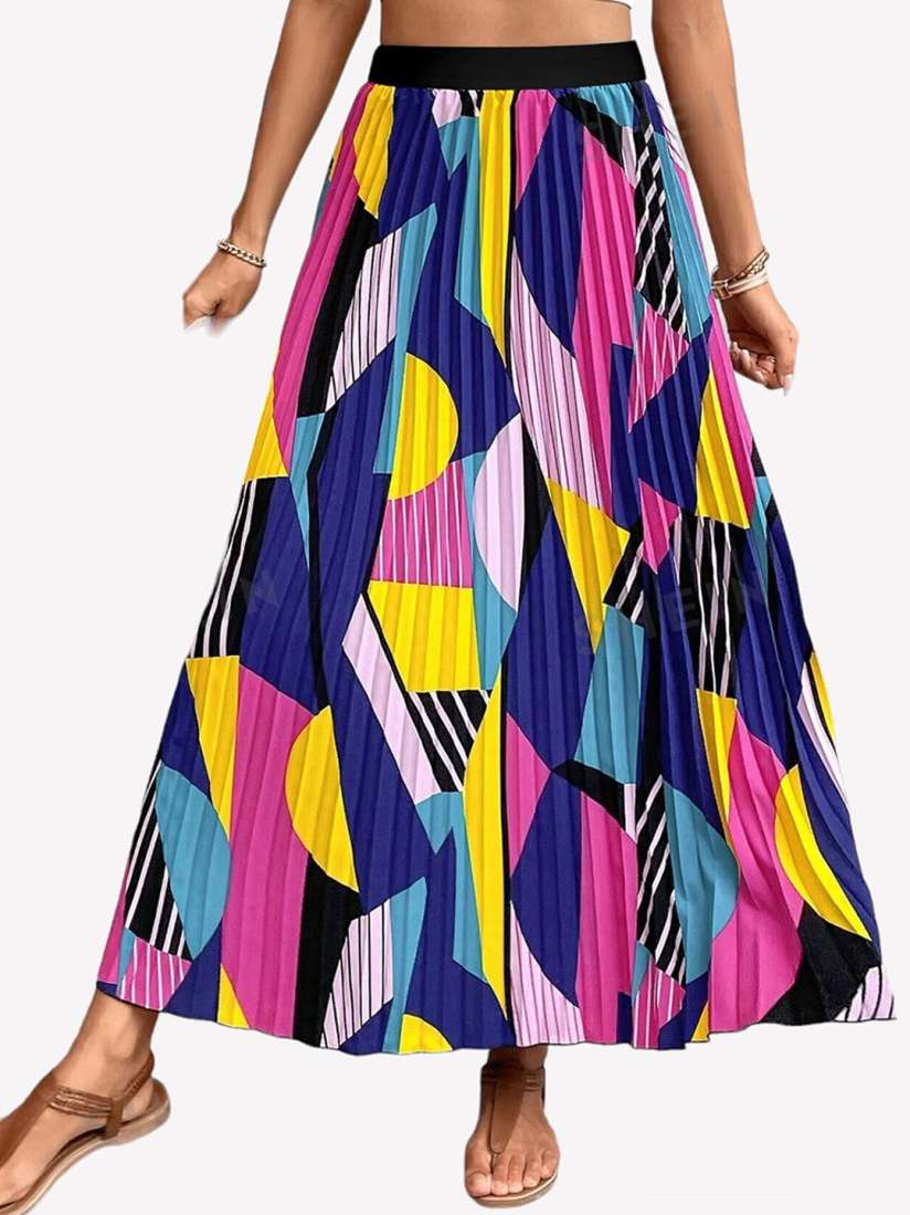 Pleated skirt myntra new arrivals