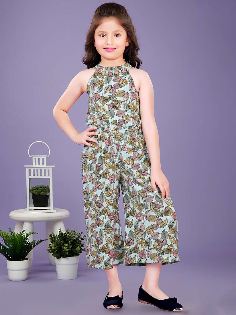 Buy Hunny Bunny Girls Printed Culotte Jumpsuit Jumpsuit for Girls 29596344 Myntra