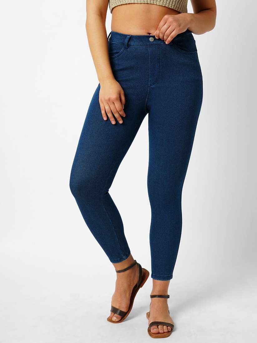Blue Jeans Kraus Jeggings Online Buy Kraus Jeans Women Solid Slim