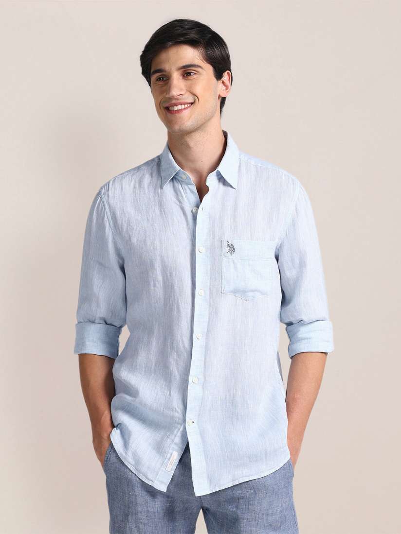Myntra linen shirts shop