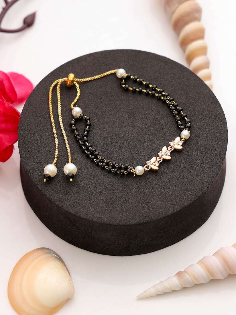 Mangalsutra bracelet artificial hotsell