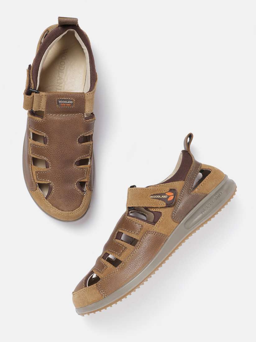 Buy Woodland Men Leather Shoe Style Sandals Sandals for Men 29602918 Myntra