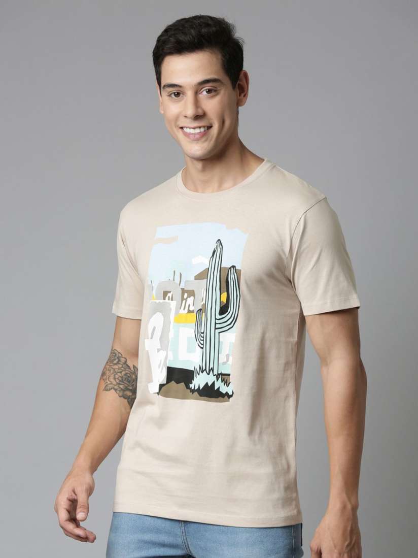 Buy MAXZONE Graphic Printed Cotton T shirt Tshirts for Men 29610782 Myntra