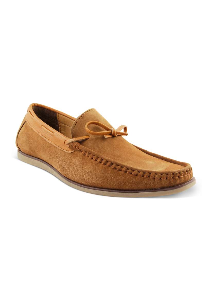 Buy SHUBAR Men Tan Suede Boat Shoes Casual Shoes for Men 2961261 Myntra