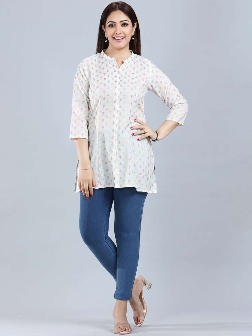 Cotton culture kurtis top