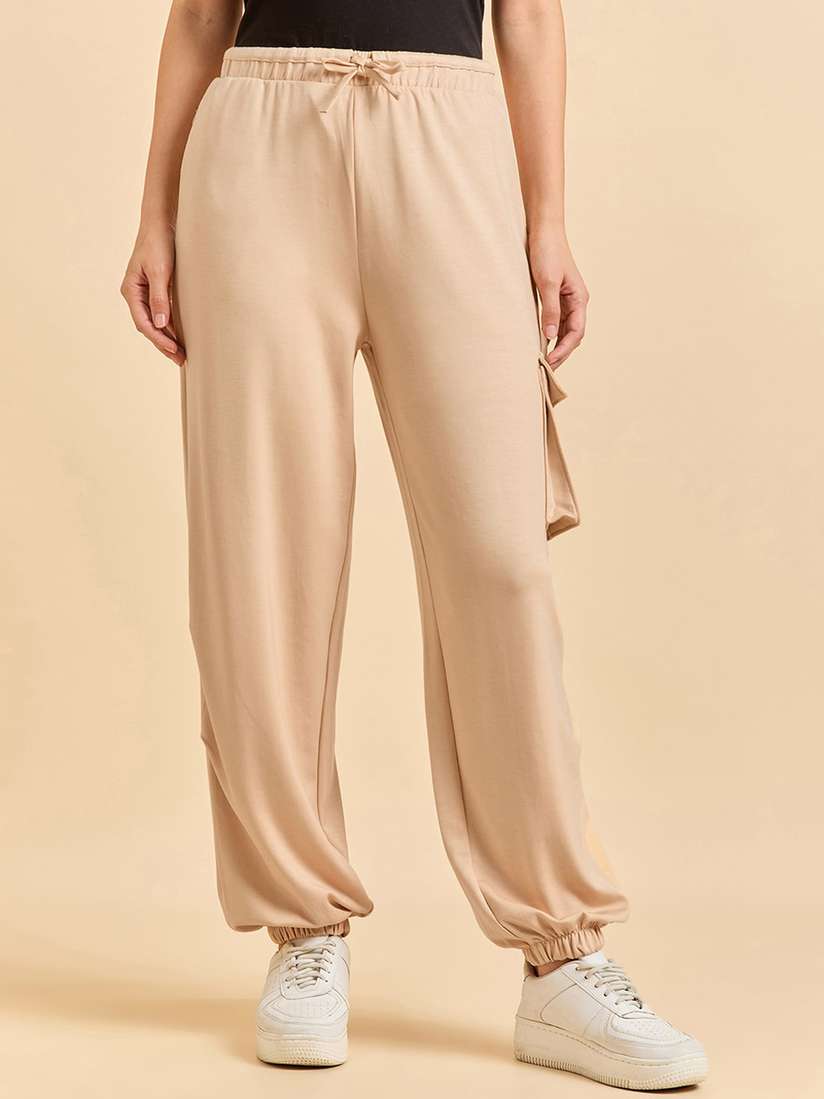 Buy Sweet Dreams Women Beige Lounge Pants Lounge Pants for Women