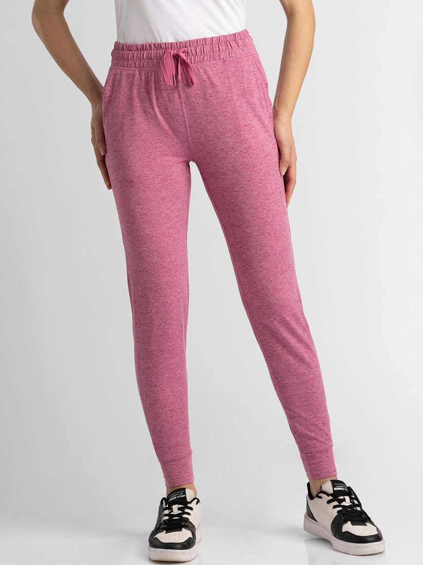 Buy Van Heusen Women Cotton Mid Rise Joggers Track Pants for Women 29638952 Myntra