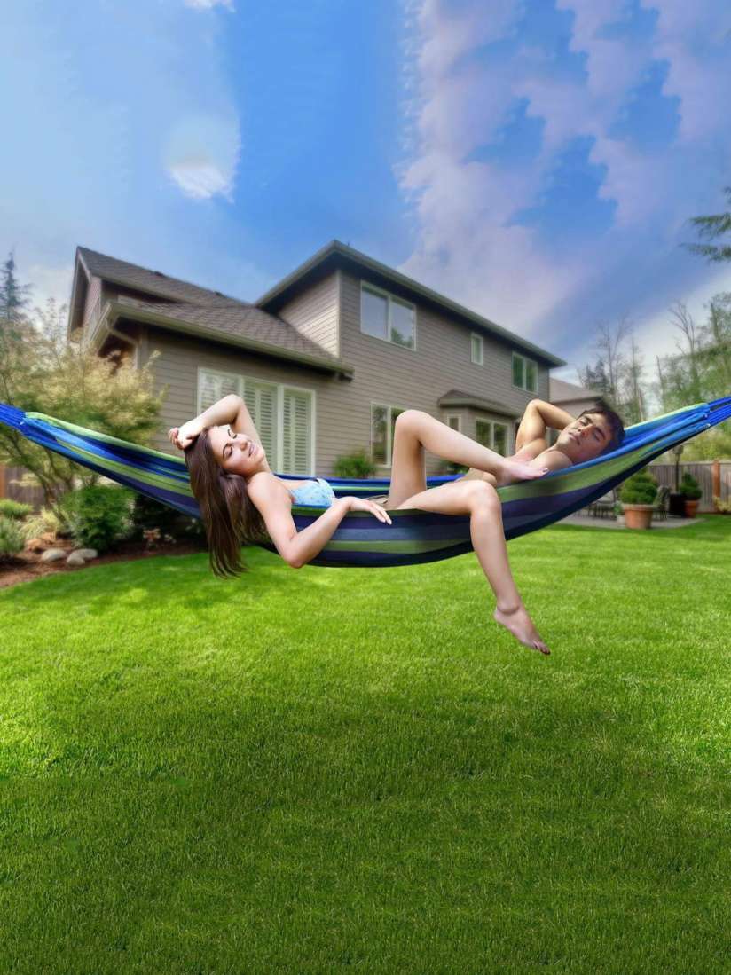 Portable hammock swing clearance