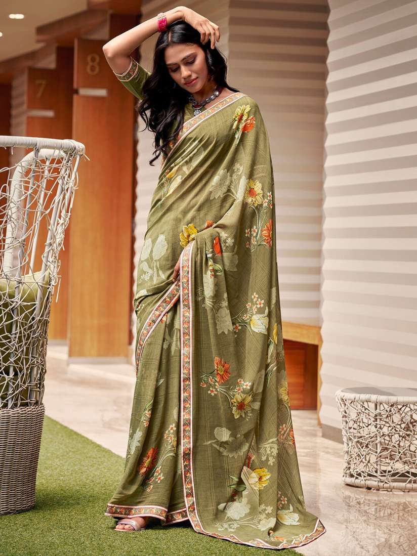 Myntra designer saree cheap