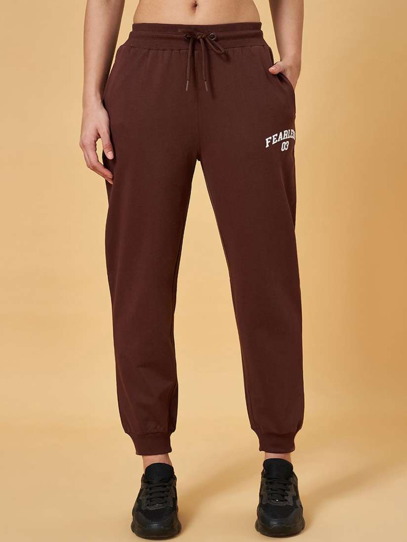 Buy Ajile by Pantaloons Women Mid Rise Joggers Track Pants for Women 29663052 Myntra