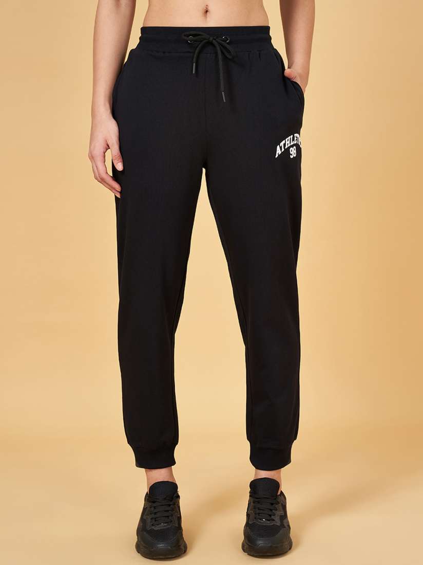 Buy Ajile by Pantaloons Women Mid Rise Joggers Track Pants for Women 29663054 Myntra