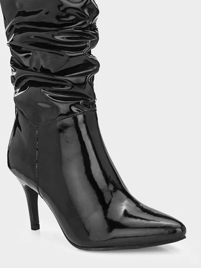 Stiletto slouch boots sales