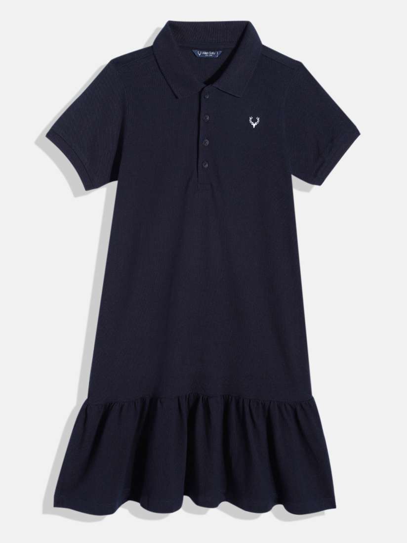 Buy Allen Solly Junior Girls Pure Cotton T shirt Dress Dresses for Girls 29676446 Myntra