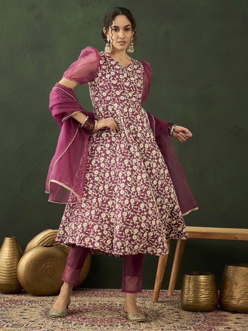 Party wear anarkali dress myntra clearance