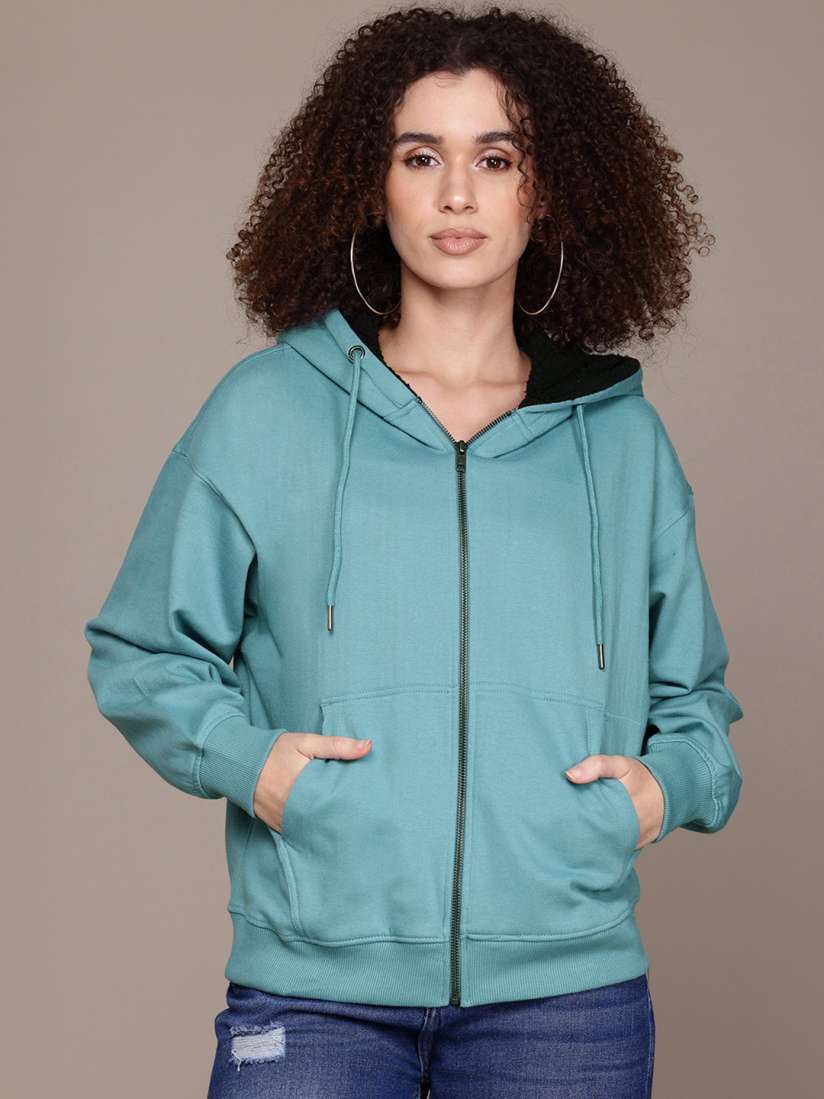 Buy The Roadster Lifestyle Co. Hooded Sweatshirt Sweatshirts for Women 29705948 Myntra