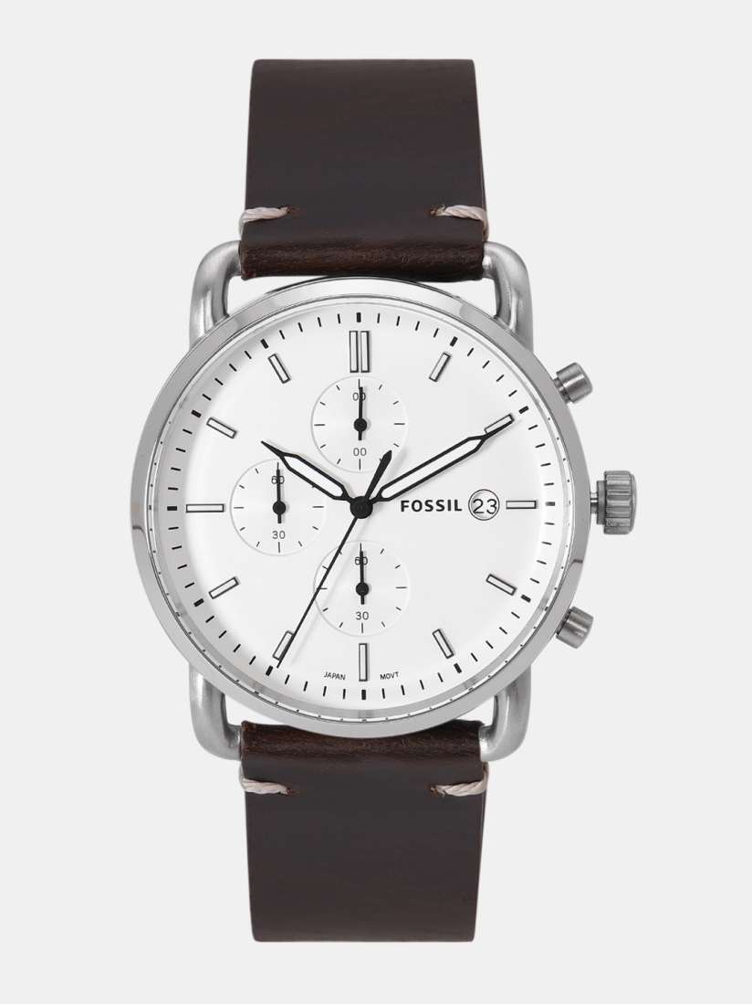 Buy Fossil COMMUTER Men Cream Analogue Watch FS5402 Watches for Men 2970686 Myntra