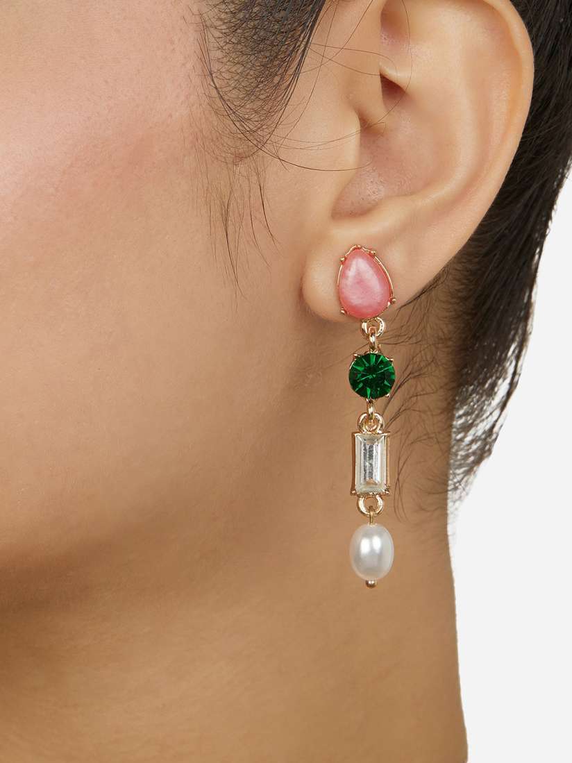 Zaveri pearls earrings myntra cheap
