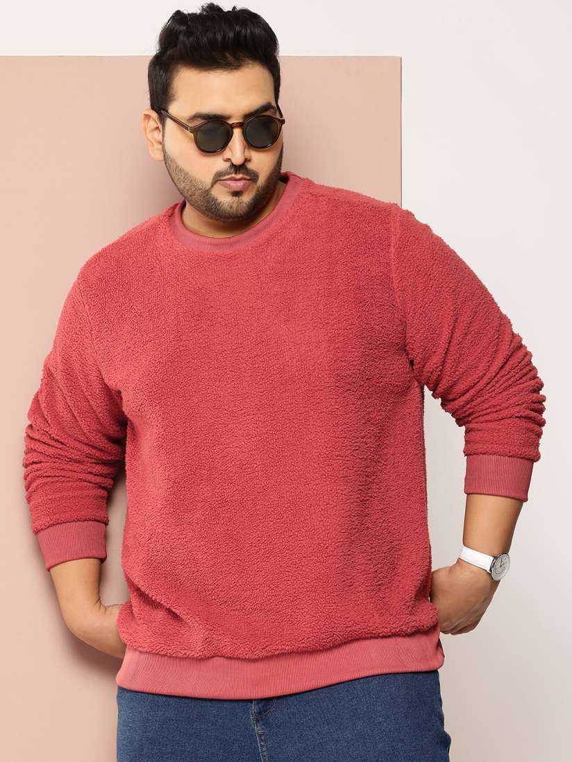 Plus size fuzzy pullover on sale
