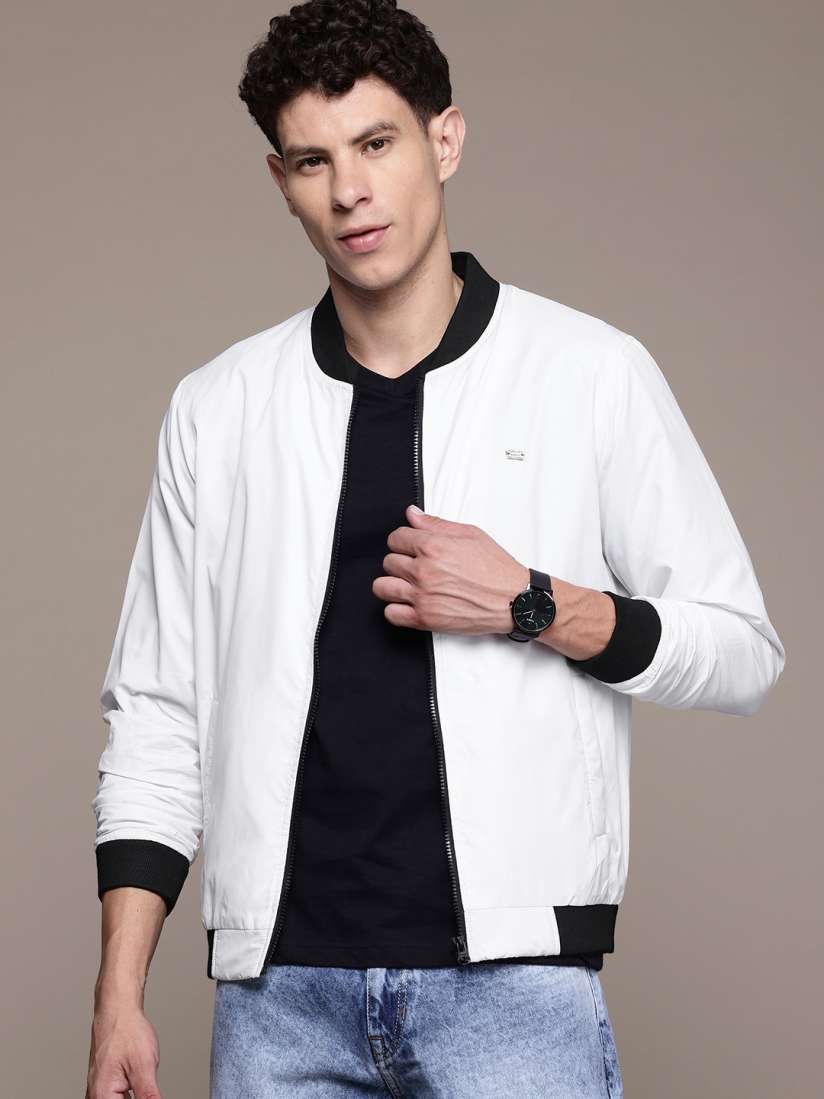 Roadster full sleeve solid men's jacket new arrivals