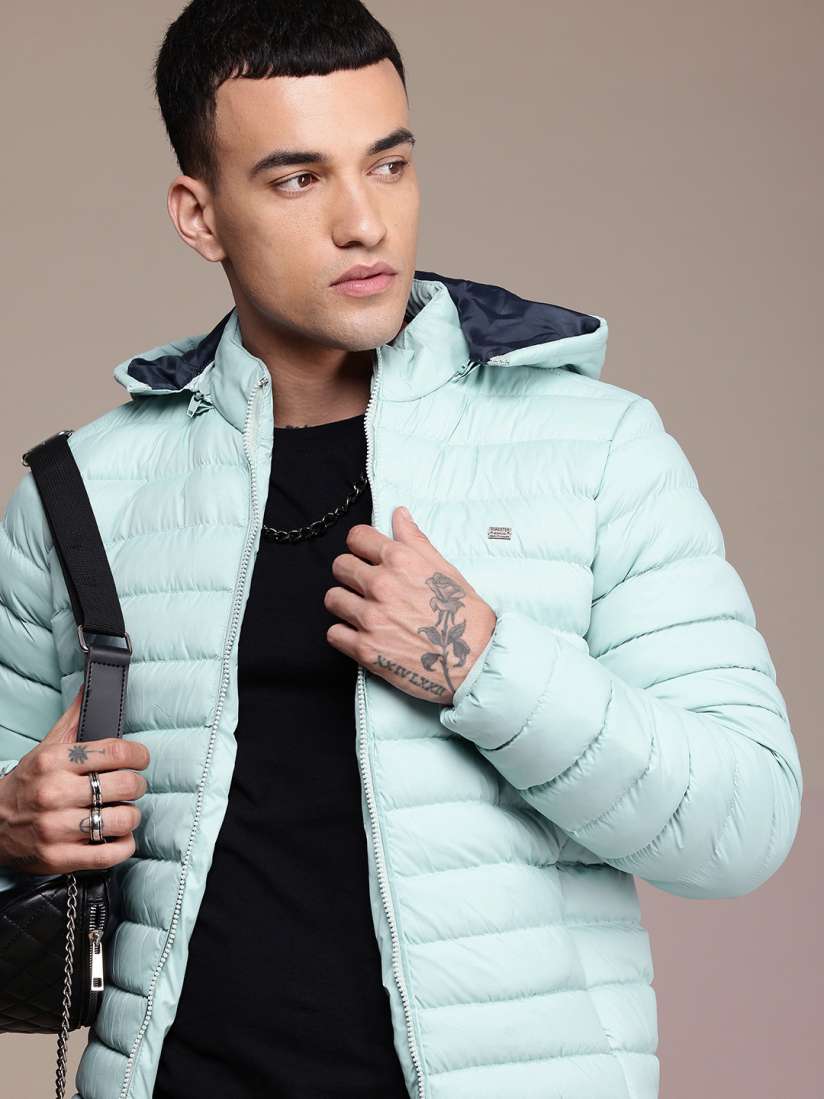 Buy The Roadster Life Co. Removable Hooded Puffer Jacket Jackets for Men 29714400 Myntra