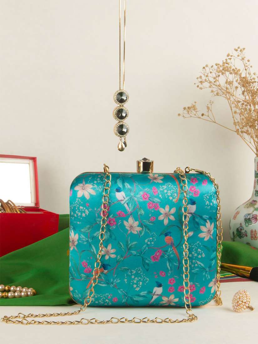Buy DressBerry Printed Box Clutch Clutches for Women 29717770 Myntra