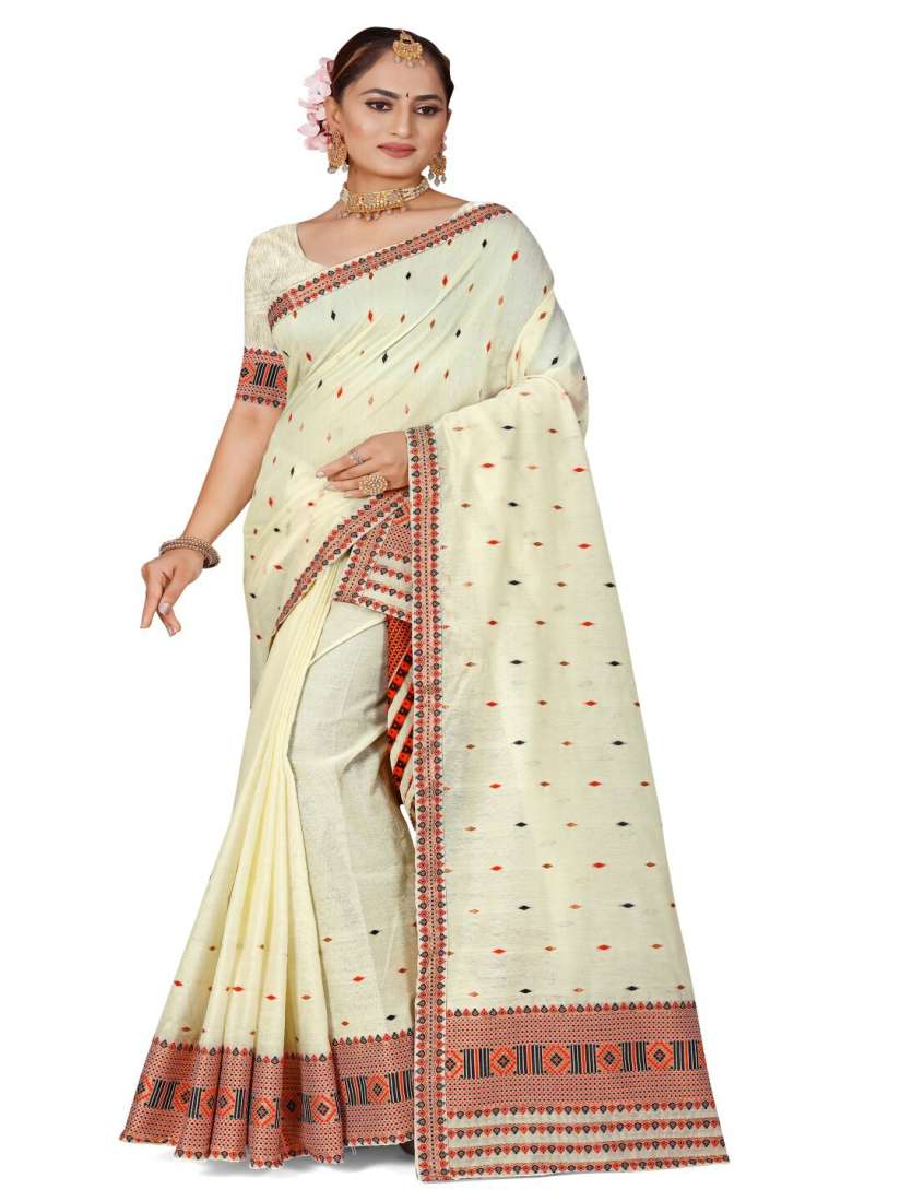 Buy Skiran s Assamese Mekhela Chador Woven Design Saree Sarees for Women 29721926 Myntra