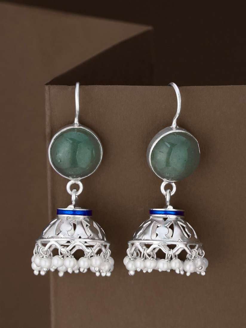 Fabindia silver jhumkas deals