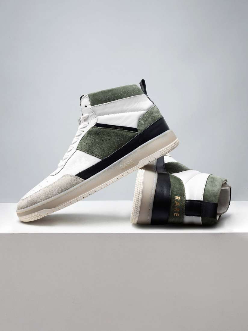 Buy RARE RABBIT Men Horizon Colourblocked Leather Sneakers Casual Shoes for Men 29728574 Myntra