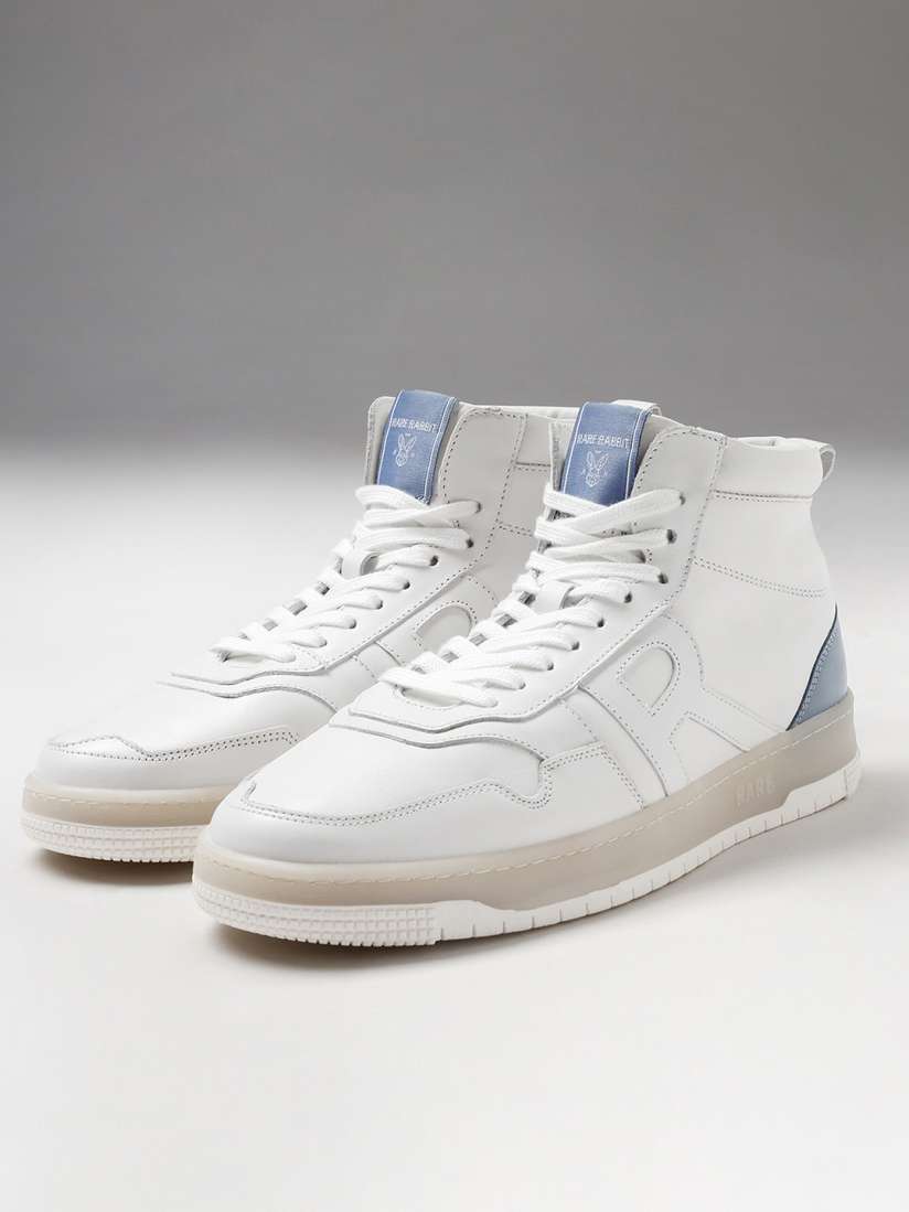 Buy RARE RABBIT Men Nebula High Round Toe Leather Sneakers Casual Shoes for Men 29728586 Myntra