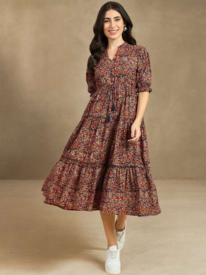 short cotton frock design