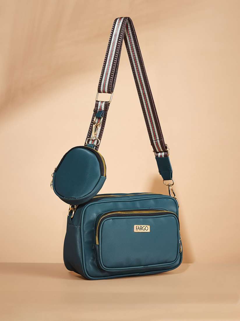 Buy FARGO Structured Sling Bag With Pouch Handbags for Women 29729950 Myntra