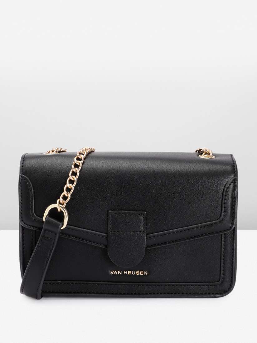 Buy Van Heusen Sling Bag with Chainlink Detail Handbags for Women 29736432 Myntra