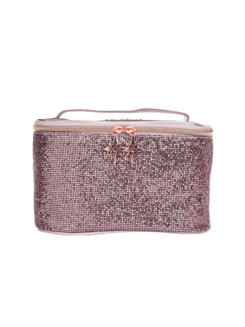 Buy Colorbar Glitz N Glam Soft Vanity Textured Makeup Pouch Rose Gold Radiance Makeup Pouch for Women 29736874 Myntra