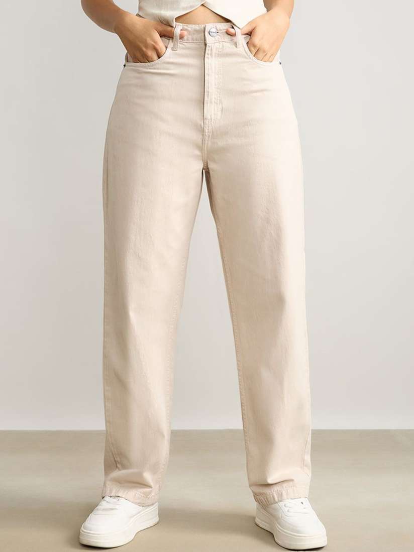 Buy FREAKINS Women High Rise Straight Fit Jeans Jeans for Women 29742538 Myntra