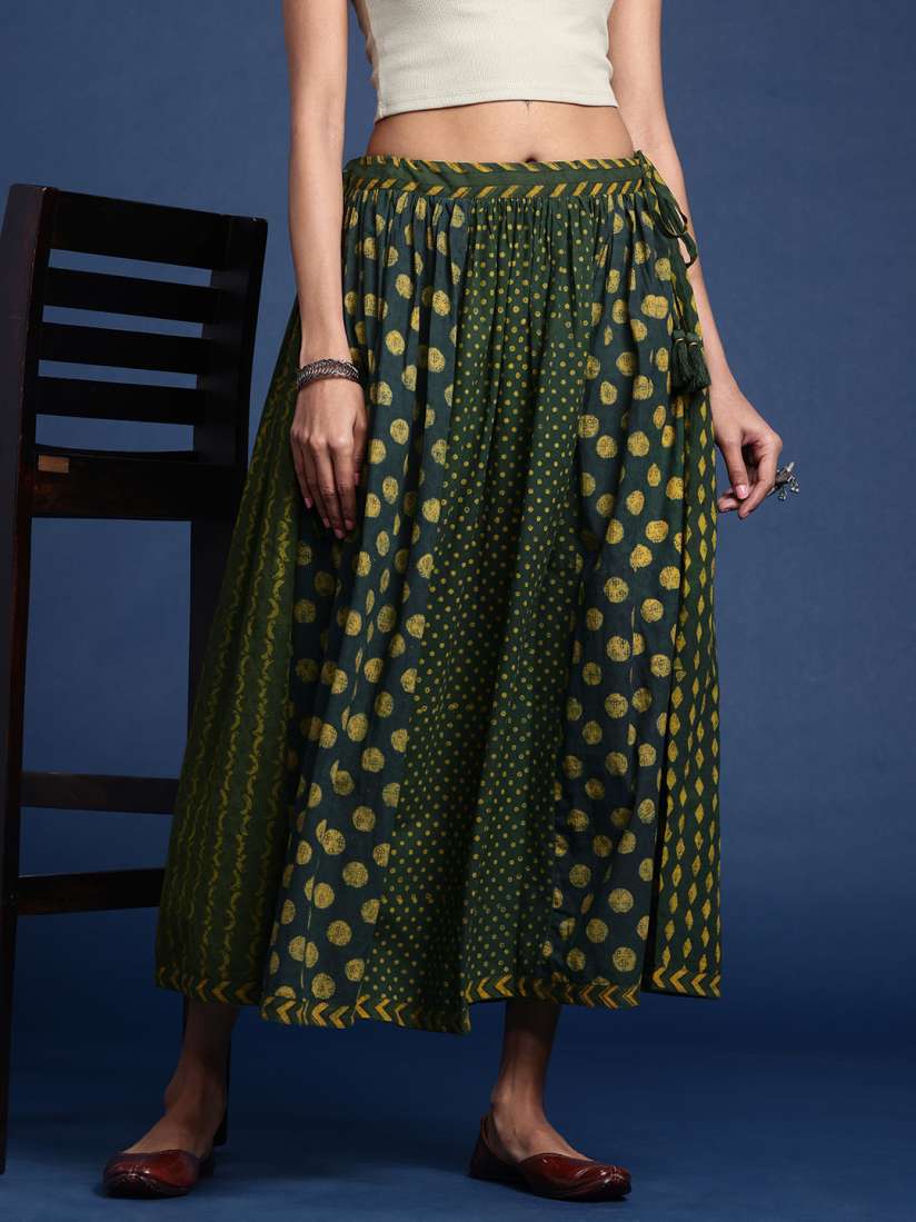 Myntra ethnic long skirts discount