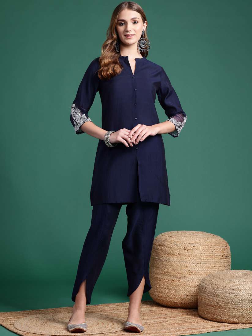 Buy Sangria Regular Thread Work Kurta with Salwar Kurta Sets for Women 29759992 Myntra