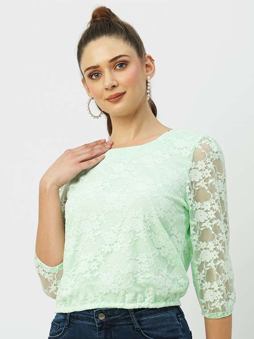Jeans tops for ladies myntra store