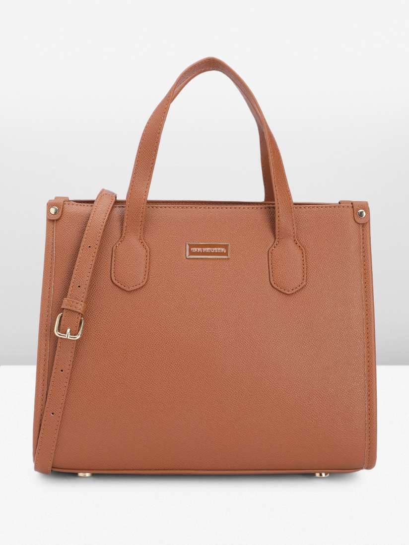 Buy Van Heusen Solid Handheld Bag Handbags for Women 29770370 Myntra