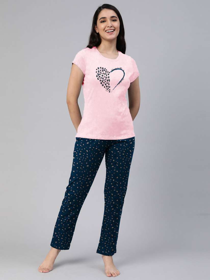 Buy LYRA Conversational Printed Pure Cotton Night suit Night suits for Women 29787288 Myntra
