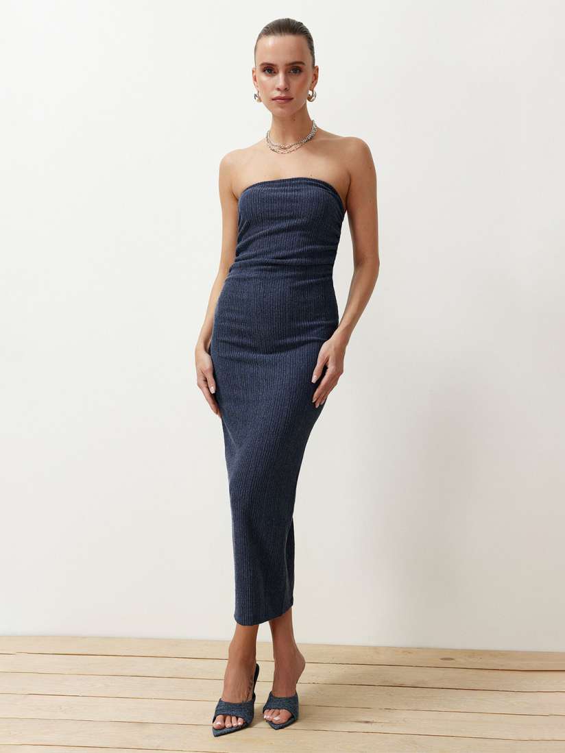 Tube bodycon midi dress sales