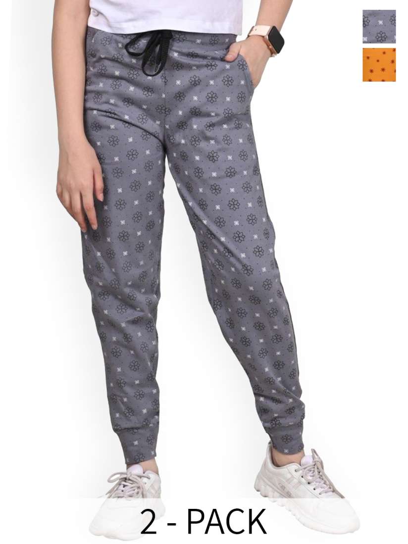Buy BAESD Girls Pack Of 2 Cotton Joggers Track Pants for Girls 29792170 Myntra
