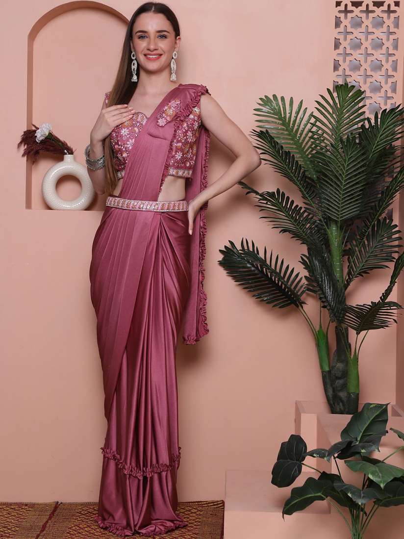 Buy Grancy Embroidered Ready to Wear Saree Sarees for Women 29793886 Myntra