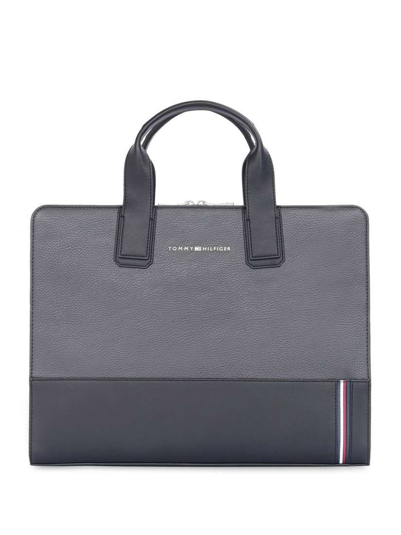 Buy Tommy Hilfiger Men 14 Inch Colourblocked PU Laptop Bag Laptop Bag for Men 29796900 Myntra