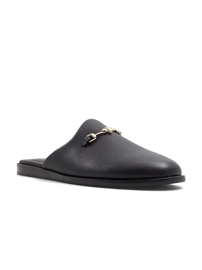 Buy ALDO Men Hemi Textured Round Toe Comfort Insole Leather Mules Casual Shoes for Men 29797446 Myntra