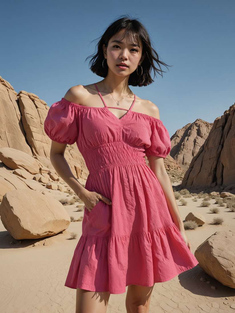 Buy H M Pure Cotton Smock Waist Dress Dresses for Women 29797702 Myntra