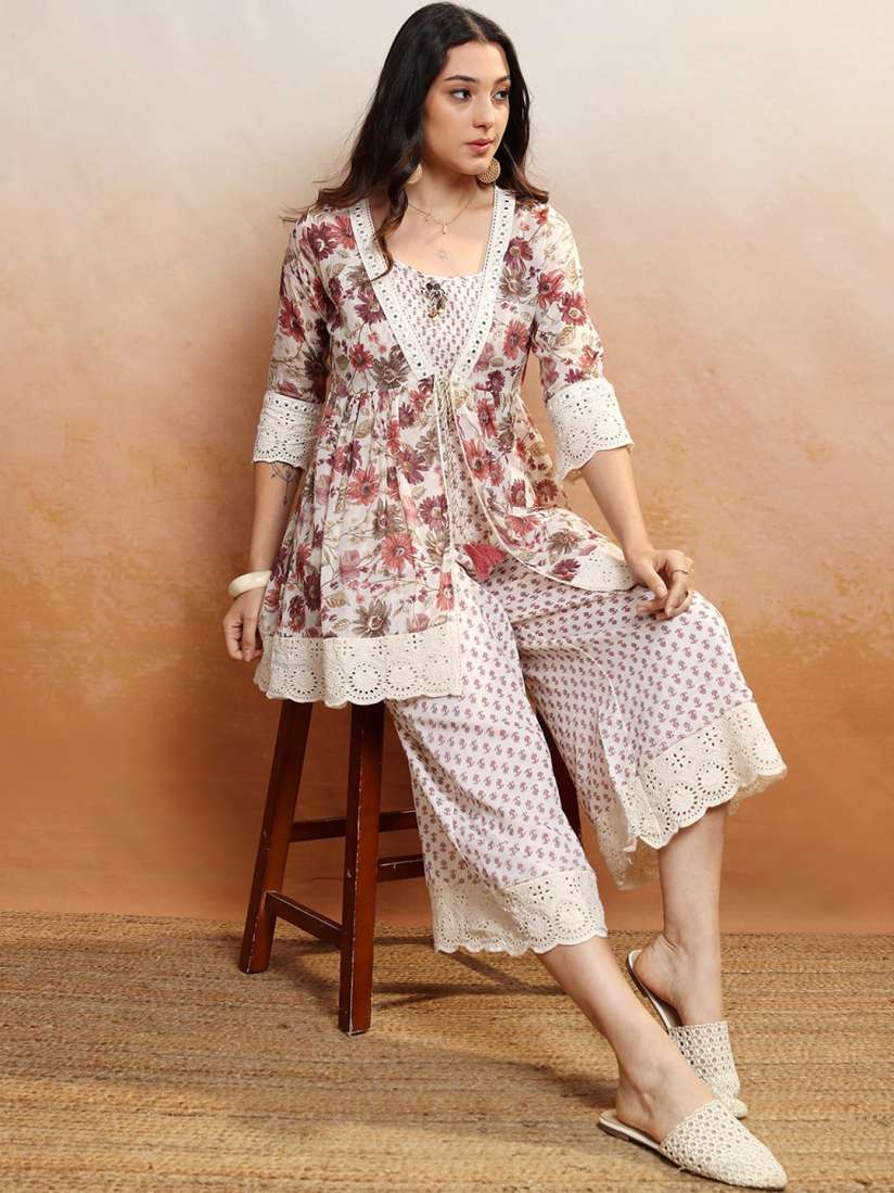 Jumpsuit with shrug myntra new arrivals