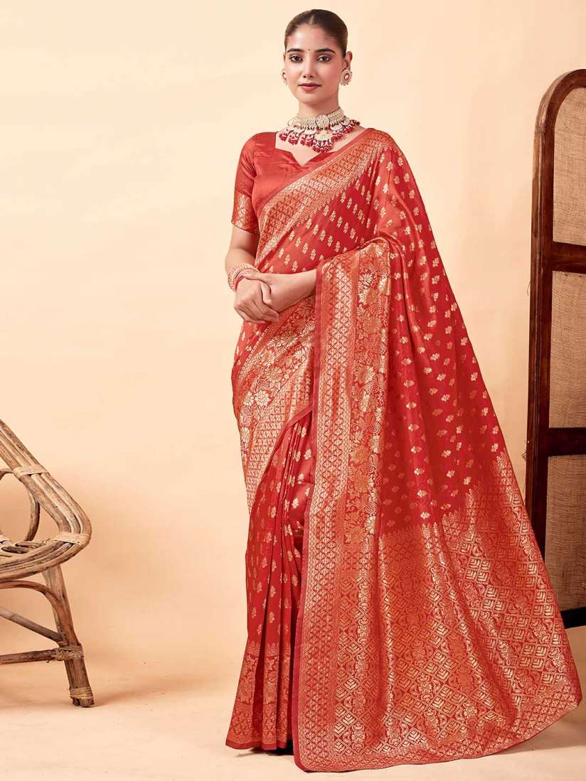 Myntra banarasi saree on sale
